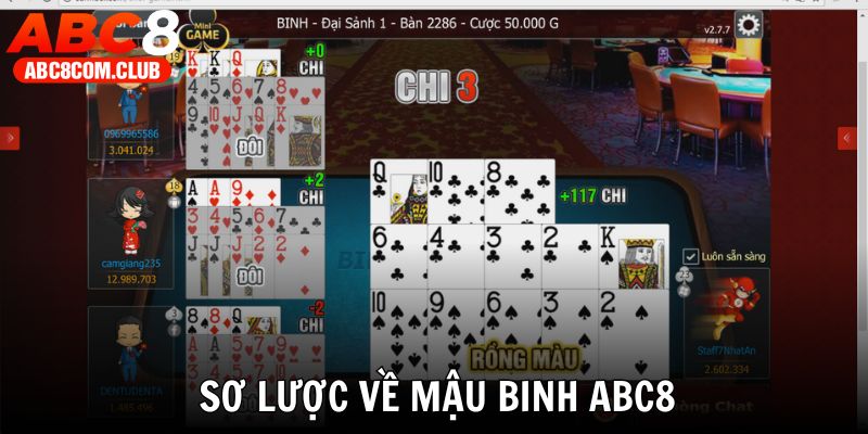 Mậu binh ABC8 đang là sân chơi thu hút người dùng đông top đầu